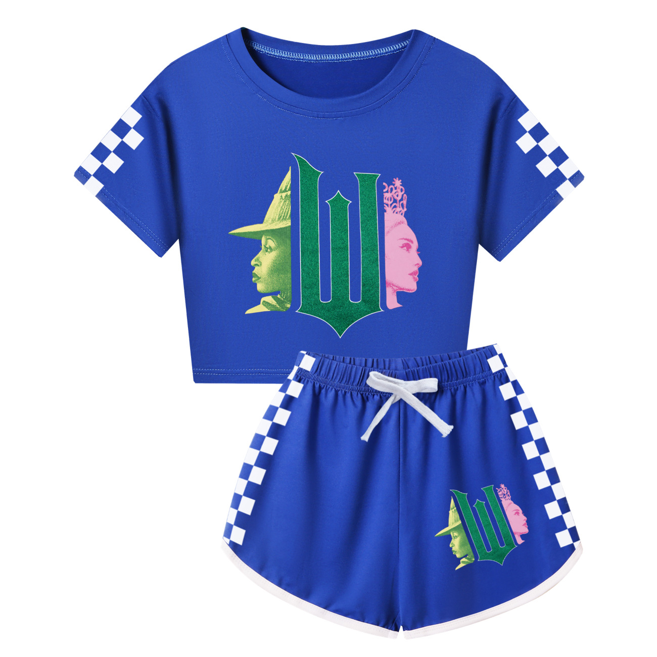 WickedS Prints Girls YouTube Outfit Fashion Comfortable Shorts and Tops Tracksuits Summer Activewear Age 3-13 Years